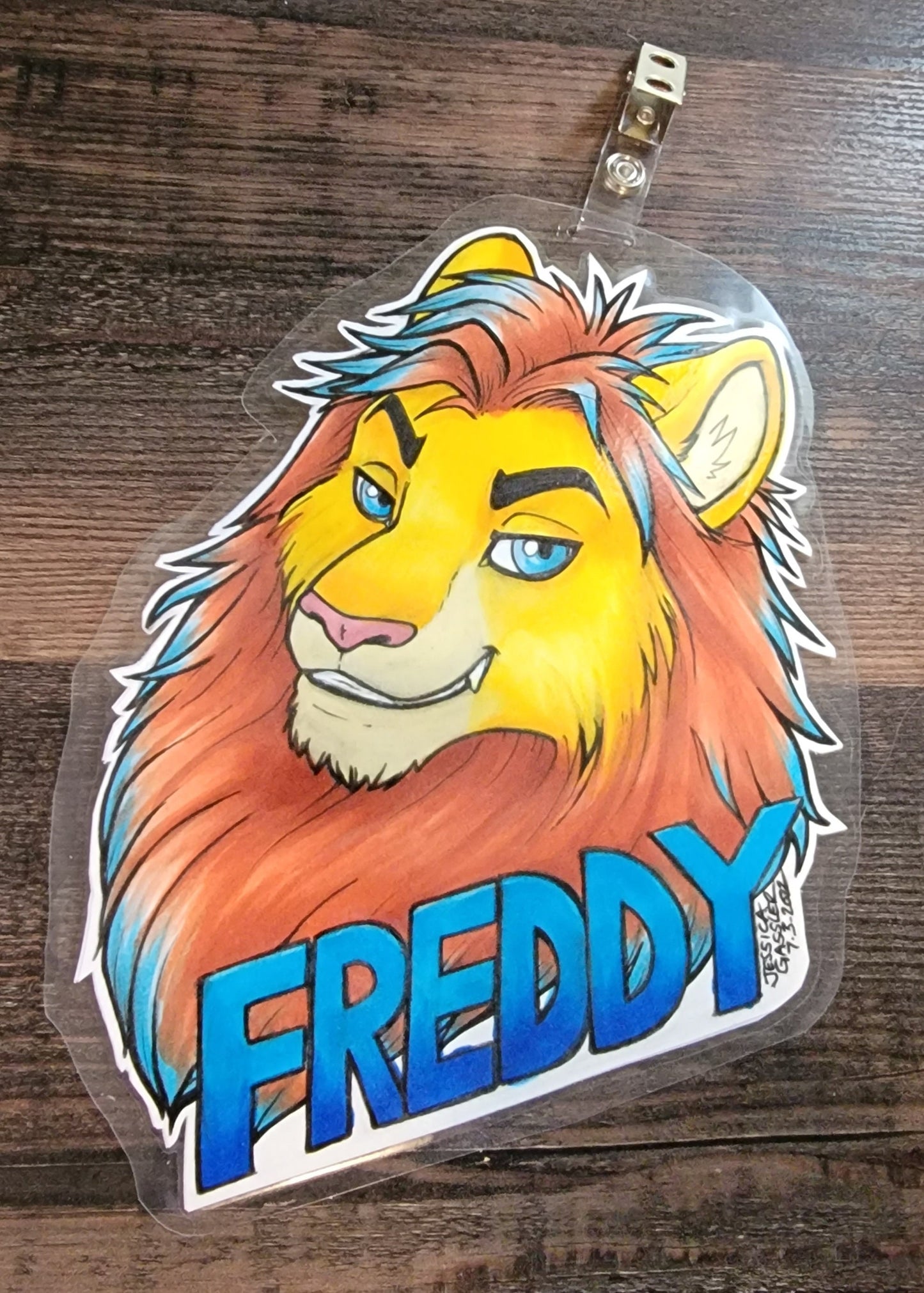 Fursona Con Badge