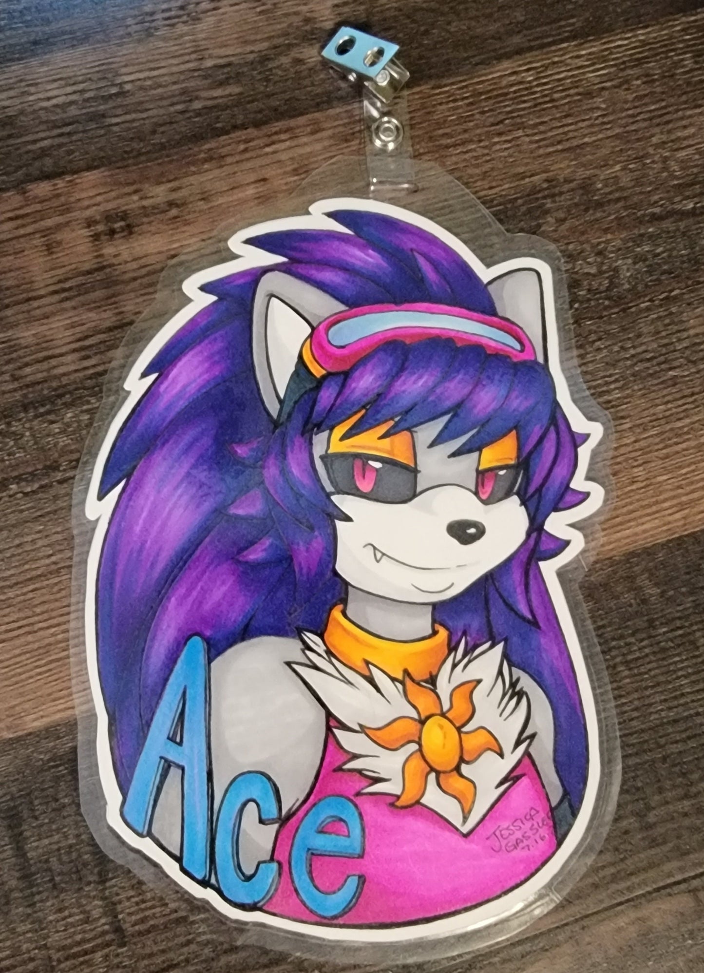 Fursona Con Badge