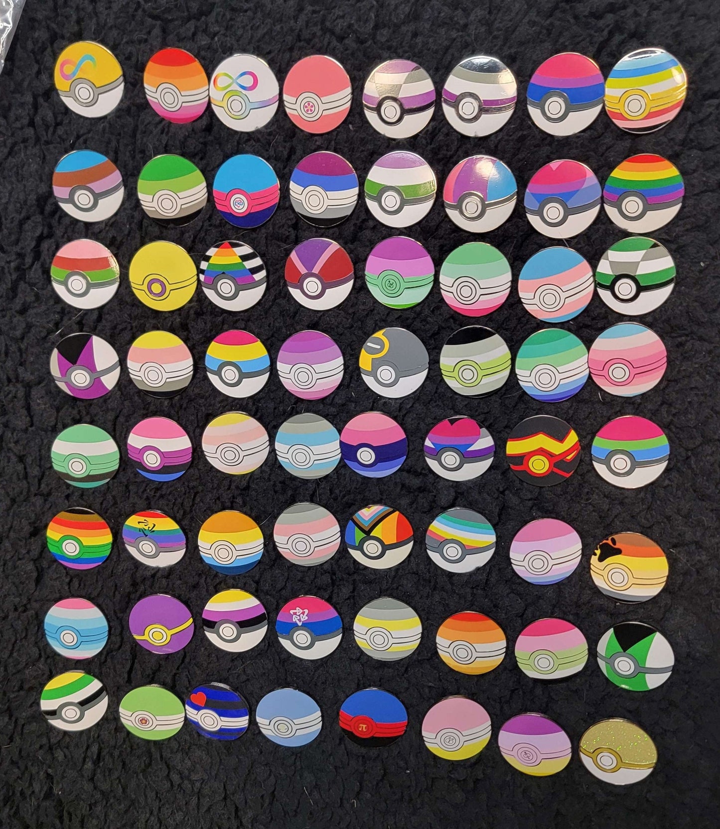 PKM Pride Enamel Pins - Over 60 Different Pride Flags