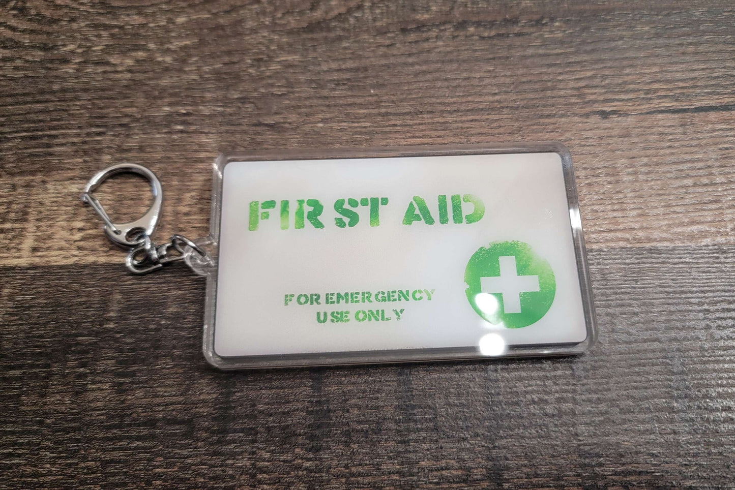 Wasteland First Aid Kit Shaker Keychain