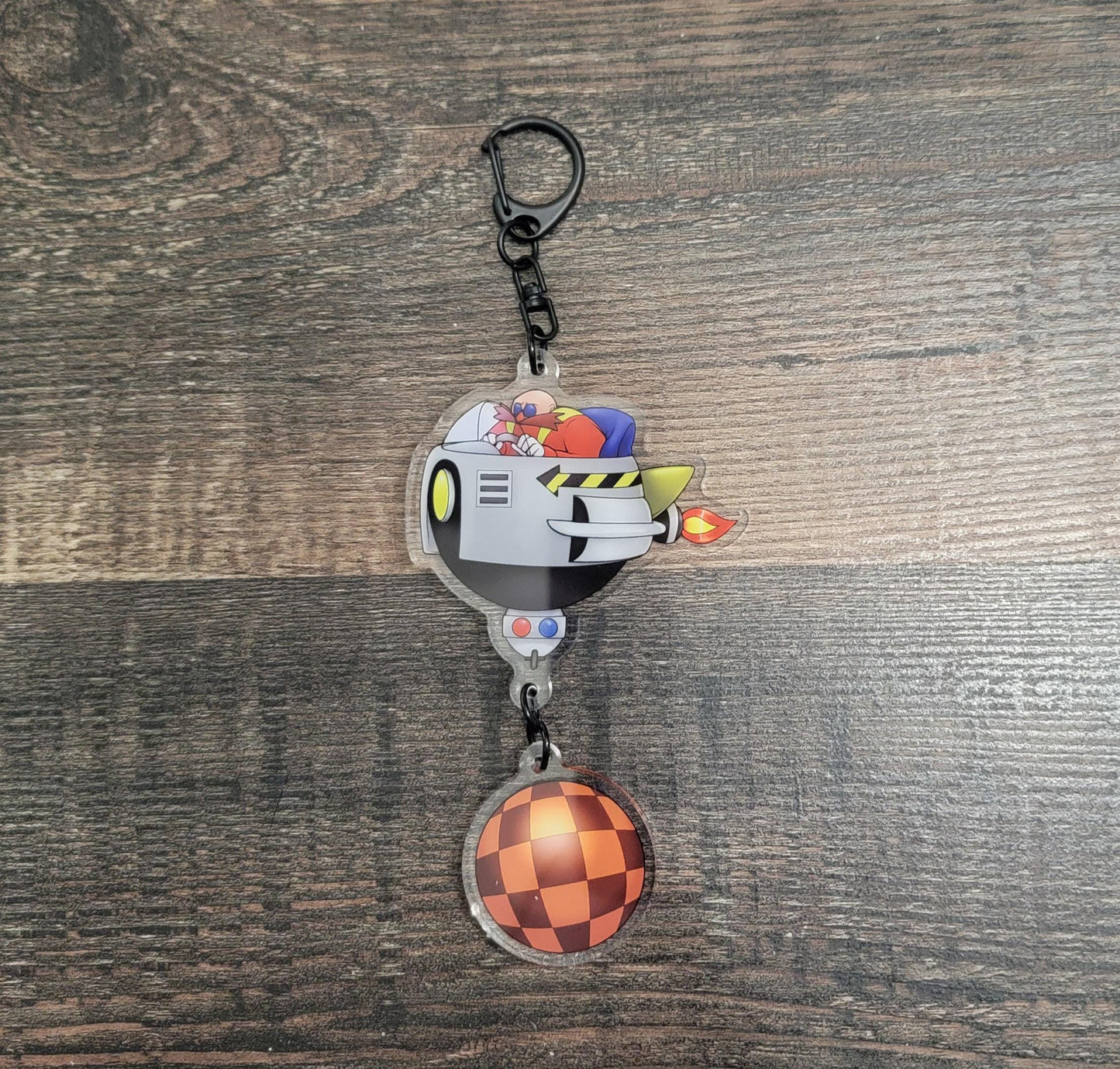 Robot Doctor Wrecking Ball Keychain