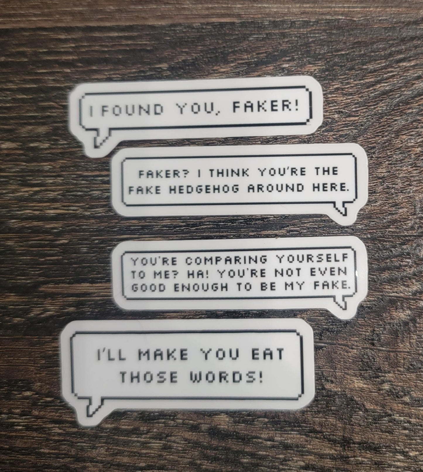 Silly Hedgehog Quotes Stickers