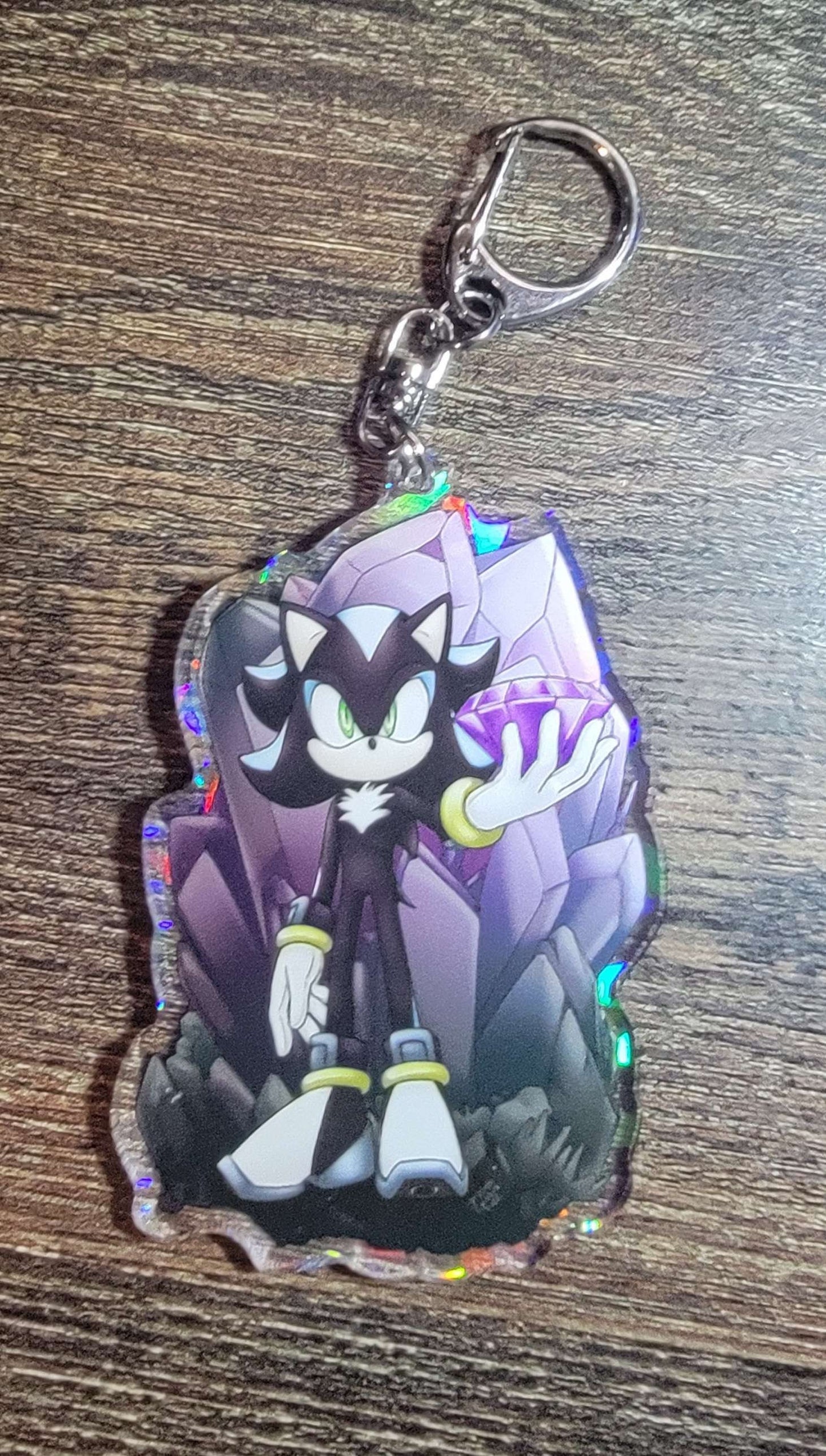 Two-Sided Dark Creature Keychain