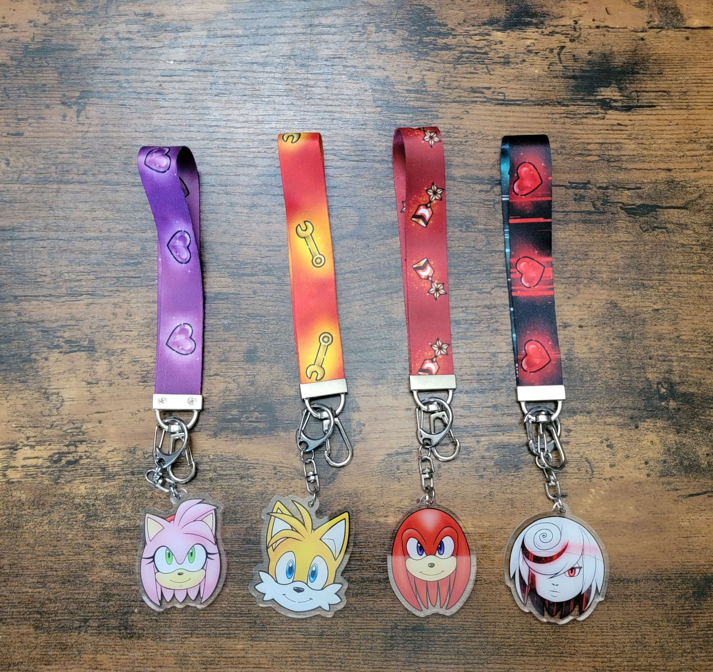 Memory Token Lanyard Keychains