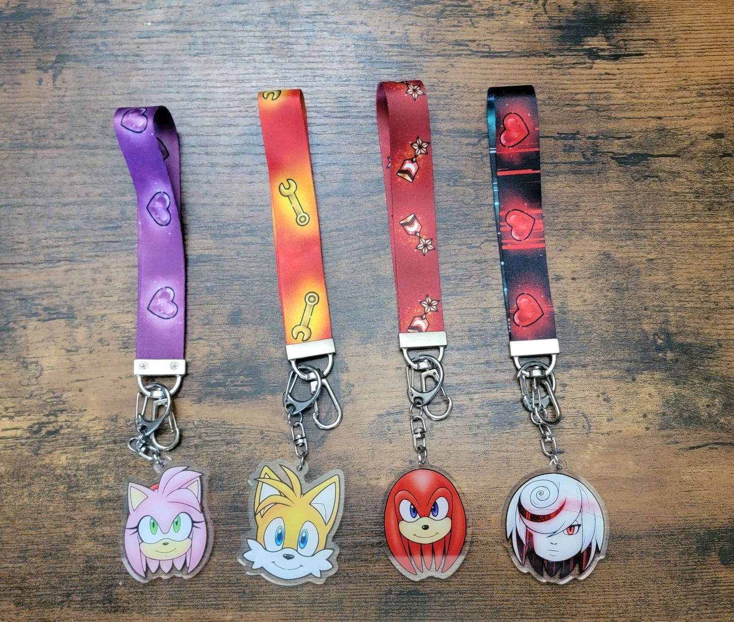 Memory Token Lanyard Keychains