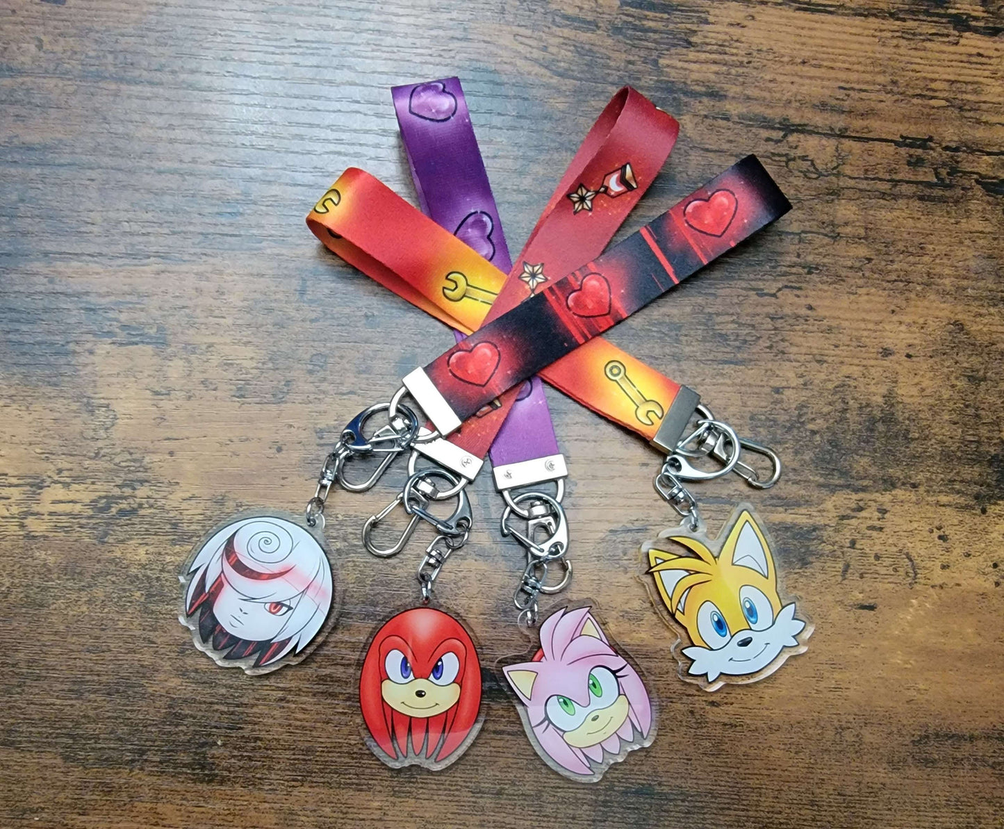 Memory Token Lanyard Keychains