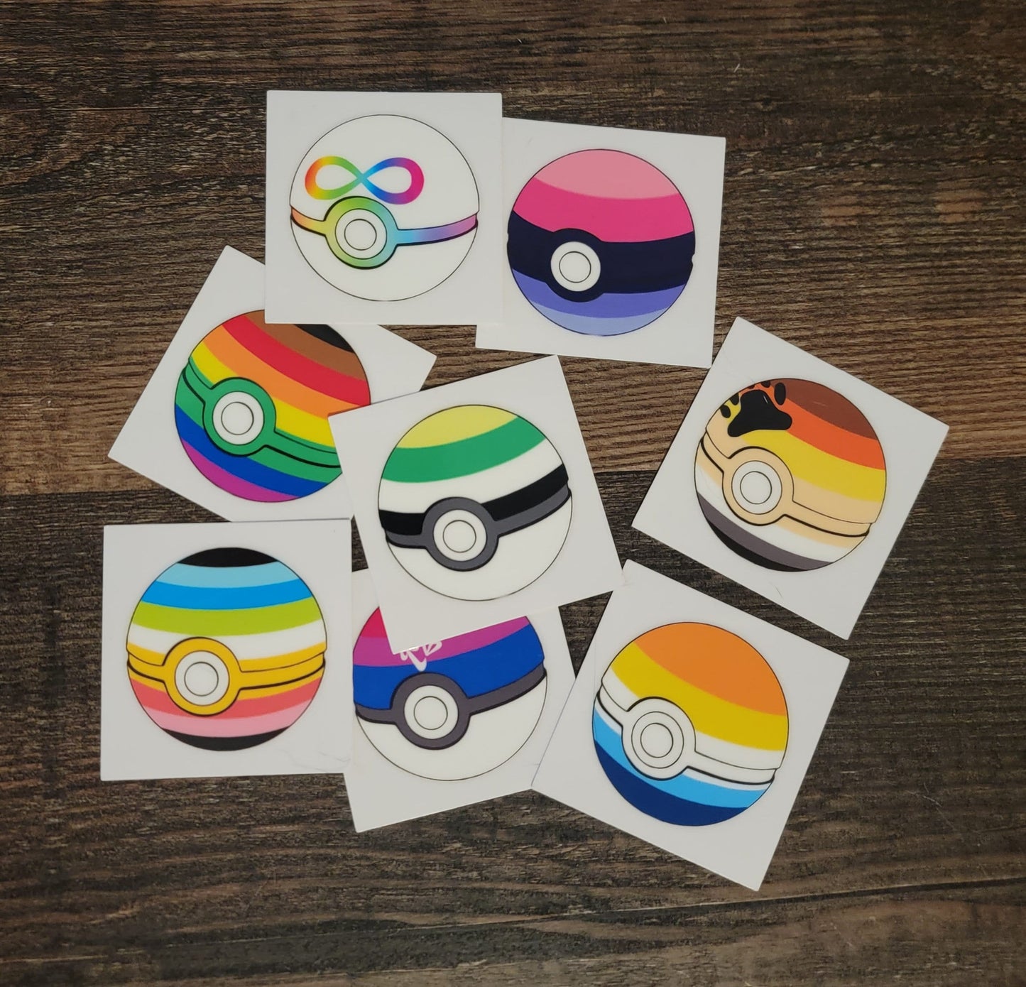 PKM Pride 2" Vinyl Decals - 63 Different Pride Flags