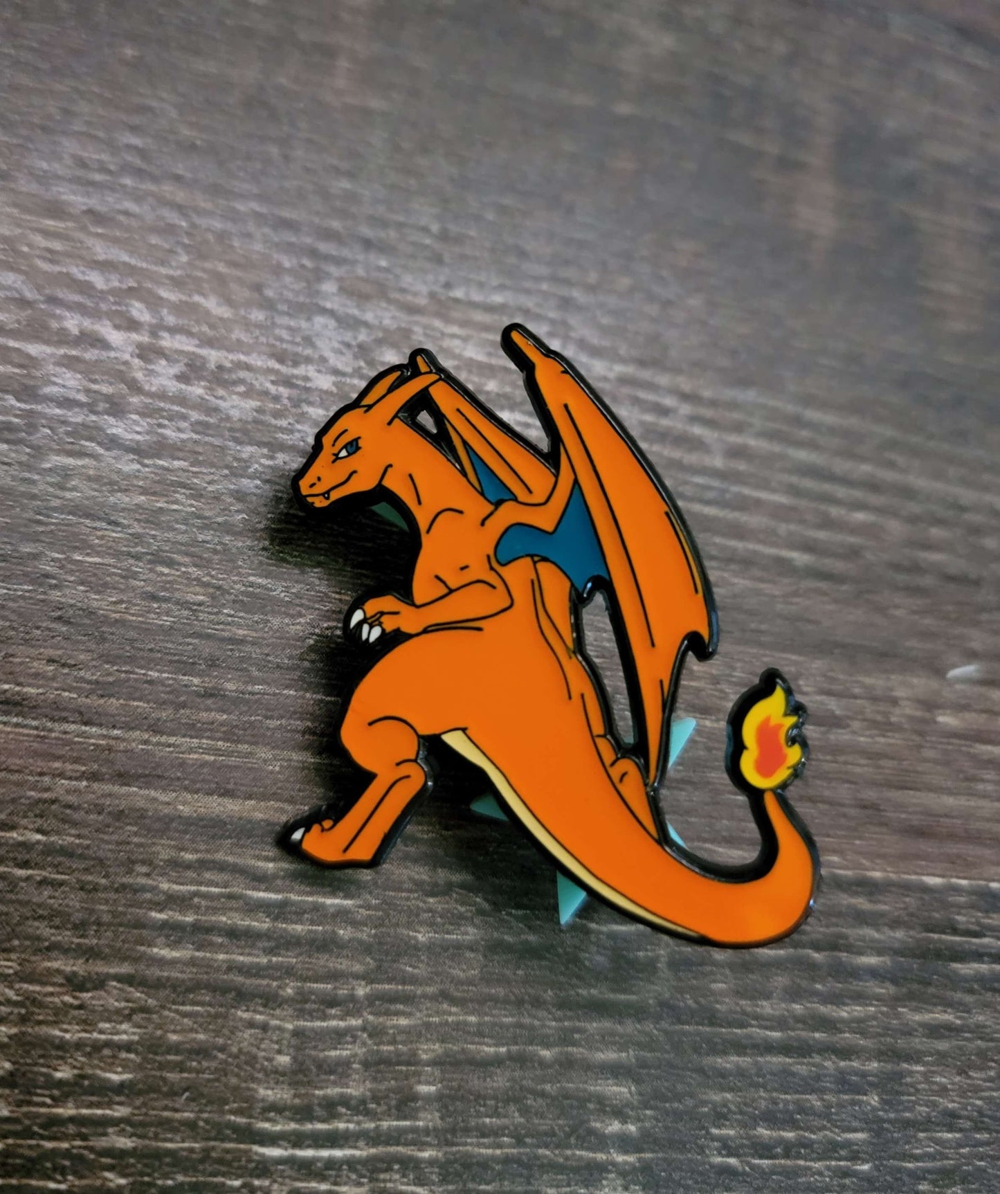 Orange/Black Dragon - Regular & Rare Pin