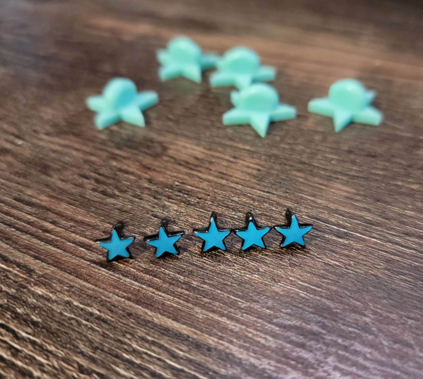 6.5mm Micro/Miniature Star Filler Pins (Set of 5)