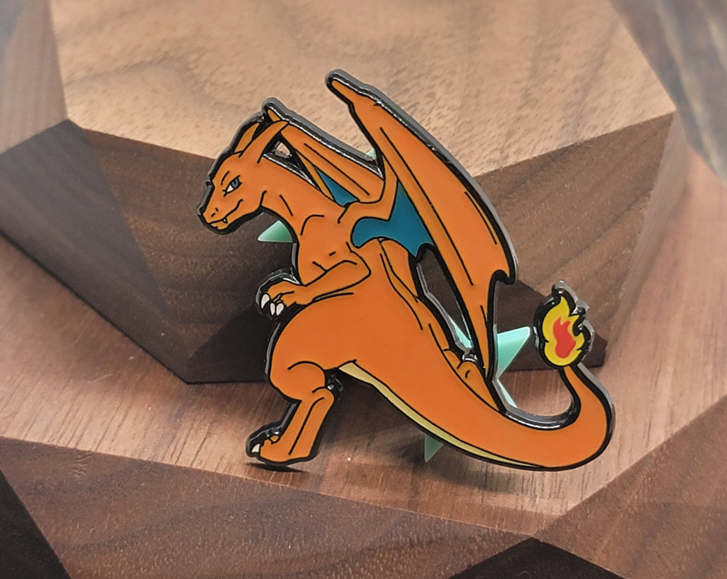 Orange/Black Dragon - Regular & Rare Pin