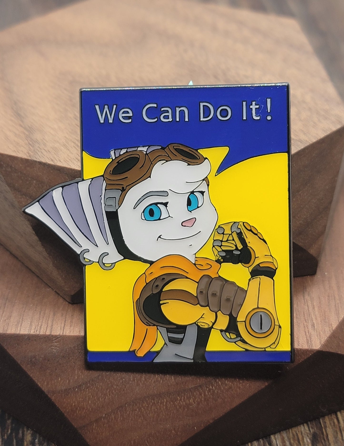 Riveter Girl We Can Do It Enamel Pin