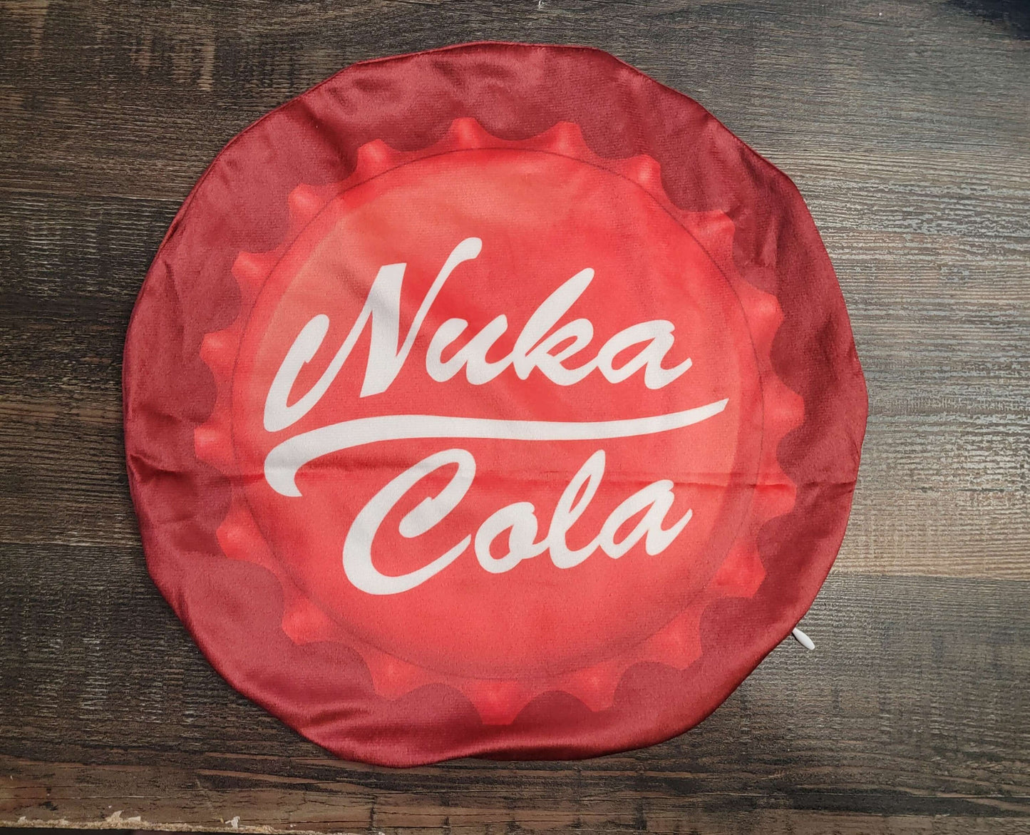 Nuka Cola Bottle Cap 12" Throw Pillow