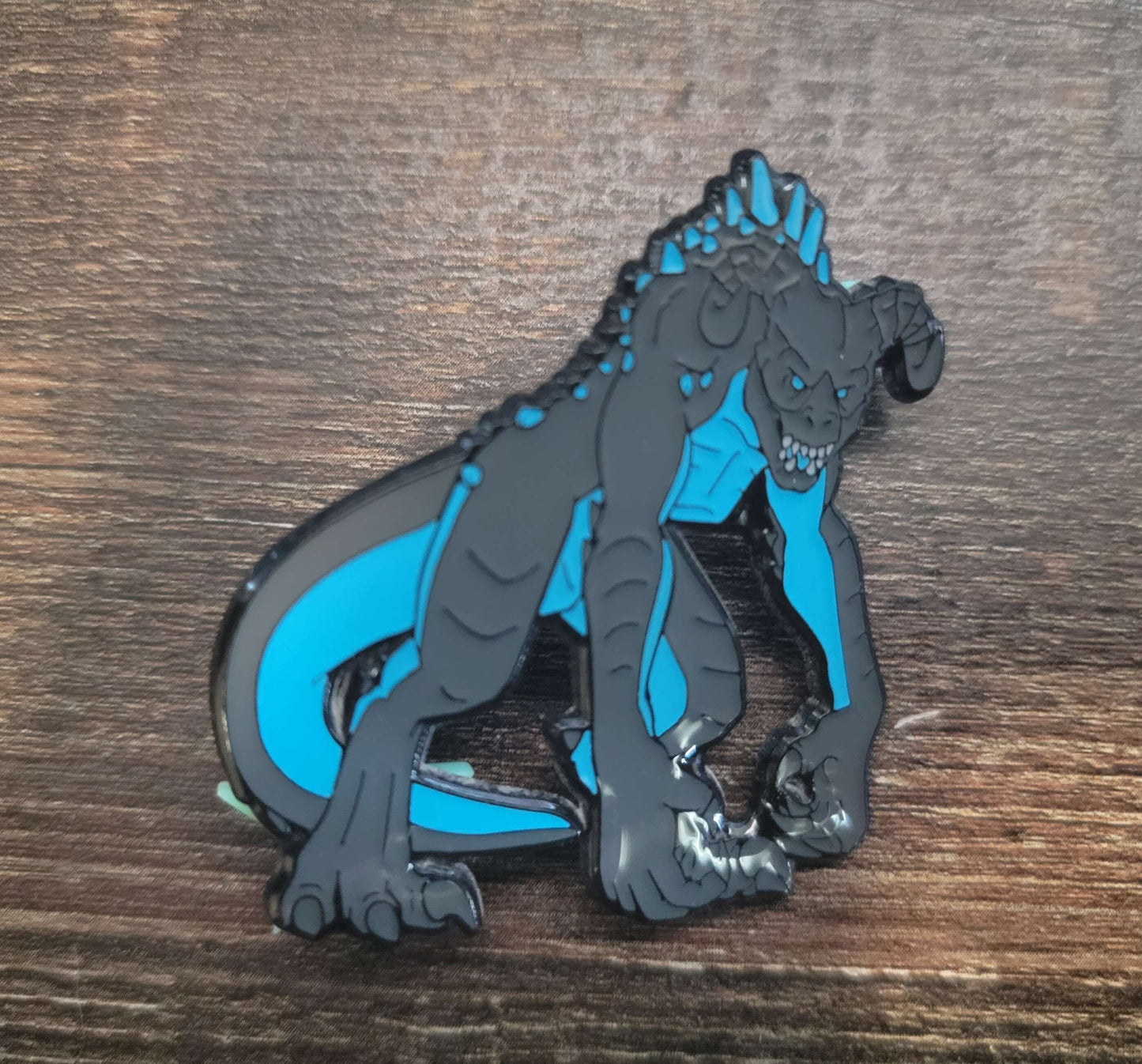 Radioactive Lizard Enamel Pin