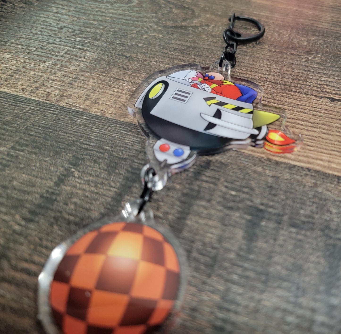 Robot Doctor Wrecking Ball Keychain